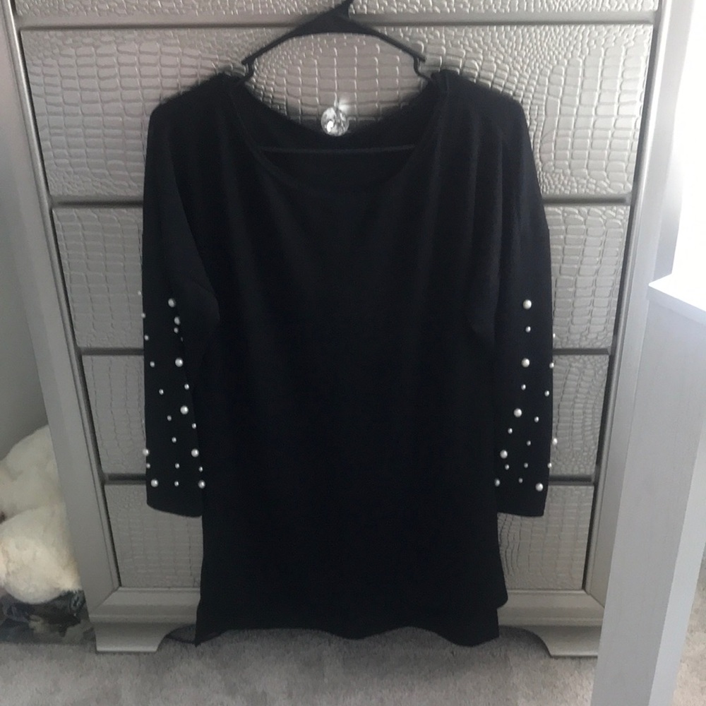 Black pearl pants and shirt